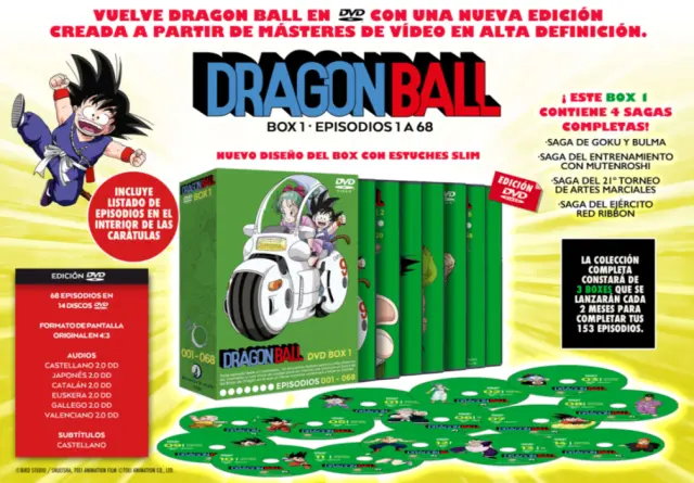 La nueva edición de Dragon Ball en DVD de Selecta Visión (2026)