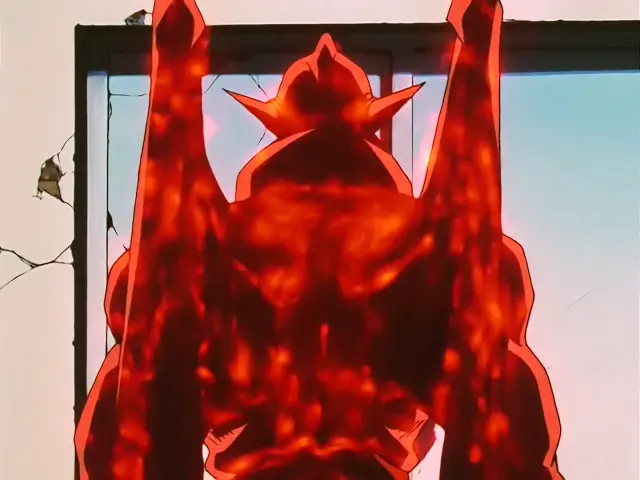 Suu Shinron abrasa a Goku en Dragon Ball GT