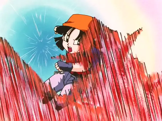Suu Shinron abrasa a Goku en Dragon Ball GT
