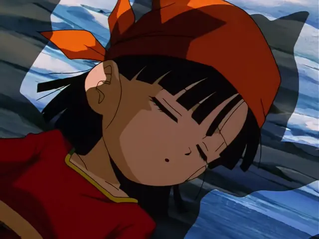San Shinron secuestra a Pan inconsciente en Dragon Ball GT