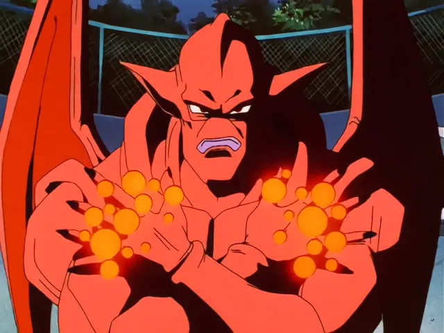 San Shinron secuestra a Pan inconsciente en Dragon Ball GT