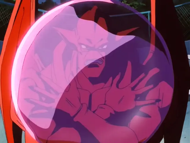 San Shinron secuestra a Pan inconsciente en Dragon Ball GT