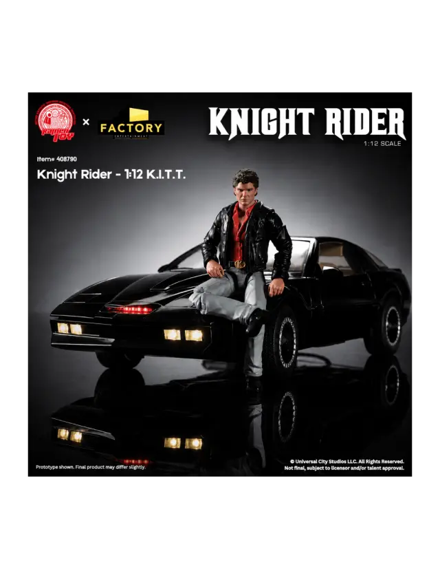 La figura de K.I.T.T. and Michael Knight de Ramen Toy