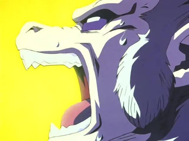 Vegeta Baby se convierte en Ohzaru