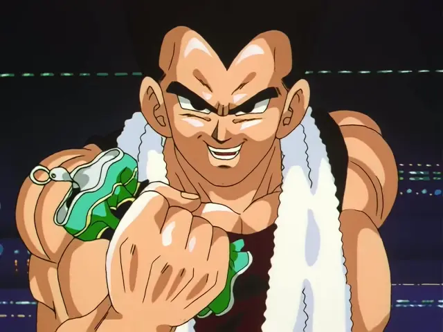 Vegeta hablando del Super Saiyan 5 en el episodio 55 de Dragon Ball GT