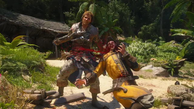 El combate de Assassins Creed Black Blag Resynced