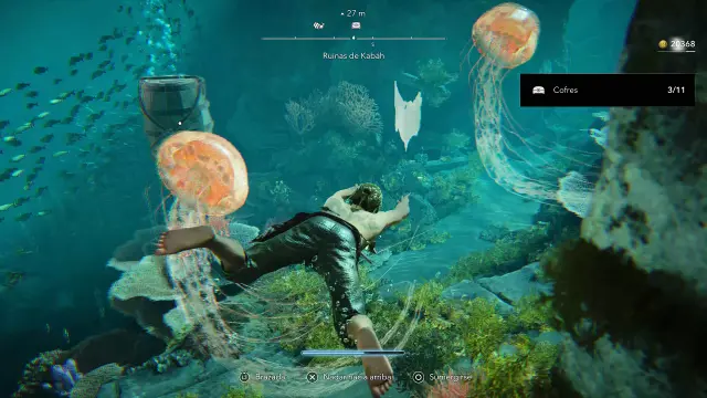 Los momentos de inmersión submarina son muy estéticos