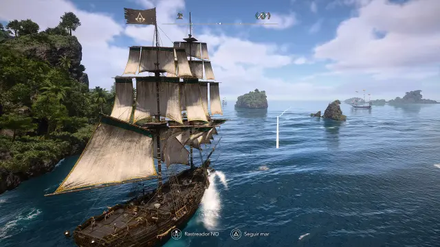 Podemos personalizar las velas, el casco y hasta la ropa de los tripulantes del Jackdaw