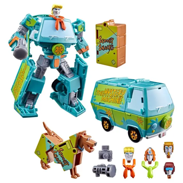 Figura Transformers y Scooby-Doo