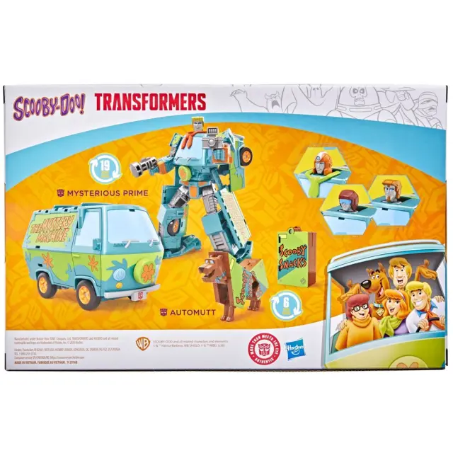 Figura Transformers y Scooby-Doo