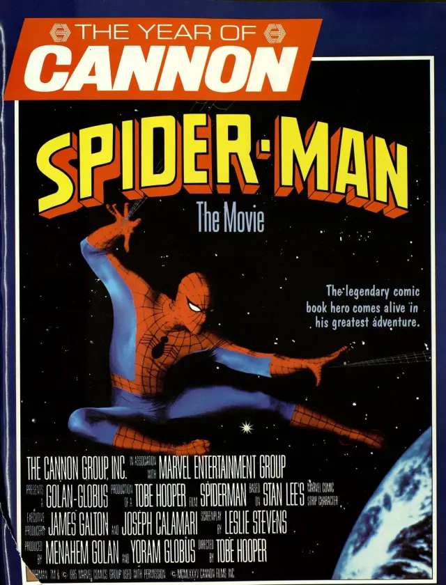Portada promocional del Spider-Man de la Cannon