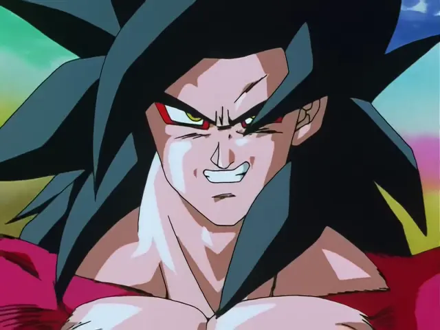 Goku lucha contra Suu Shinron y le perdona la vida