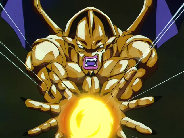 Goku lucha contra Suu Shinron y le perdona la vida