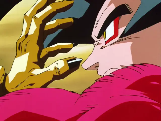 Goku lucha contra Suu Shinron y le perdona la vida