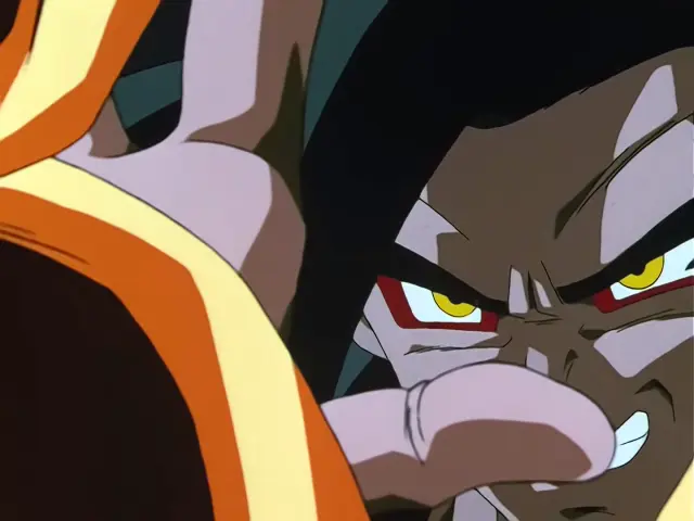 Goku lucha contra Suu Shinron y le perdona la vida