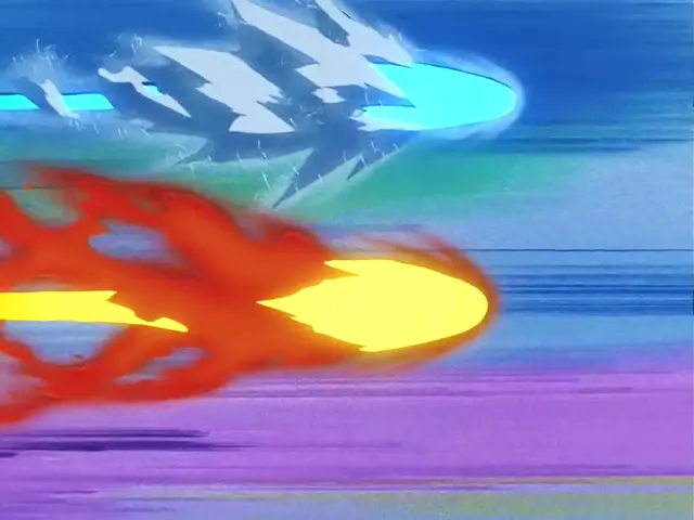 San Shinron congela el cuerpo de Goku en Dragon Ball GT