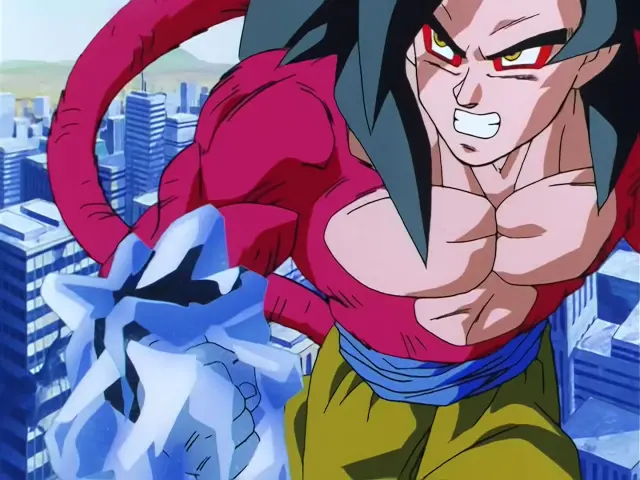 San Shinron congela el cuerpo de Goku en Dragon Ball GT