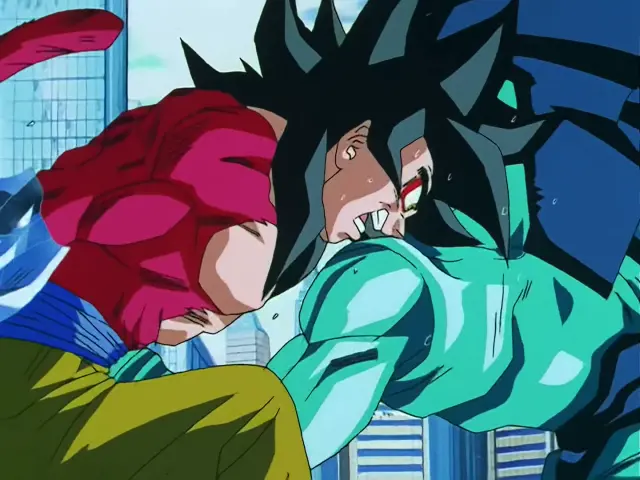 San Shinron congela el cuerpo de Goku en Dragon Ball GT