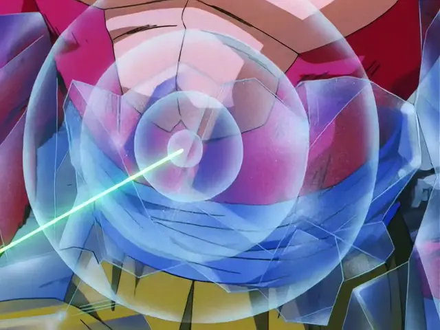 San Shinron congela el cuerpo de Goku en Dragon Ball GT