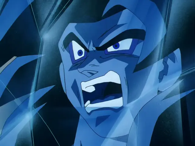 La tercera vez que vemos a Goku congelado