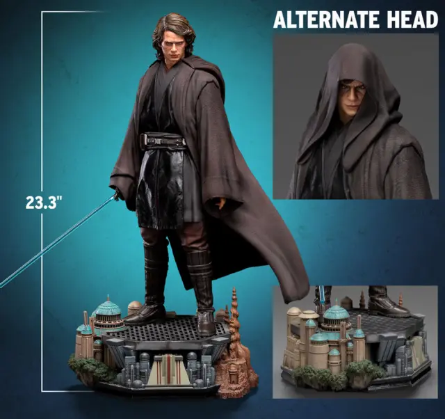 La nueva estatua de Anakin Skywalker de Iron Studios
