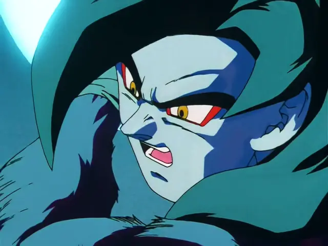 Goku se queda ciego y destroza a San Shinron con el puño del dragón