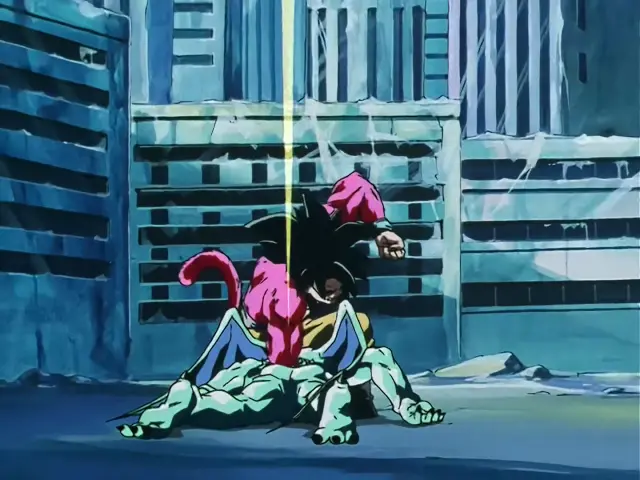 Goku se queda ciego y destroza a San Shinron con el puño del dragón