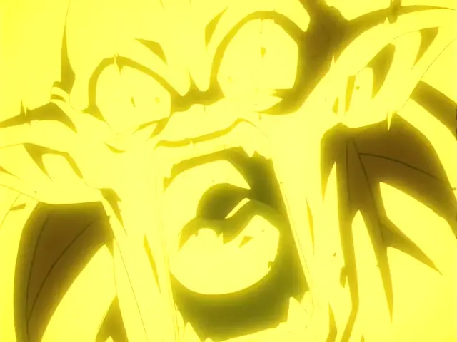 Goku se queda ciego y destroza a San Shinron con el puño del dragón