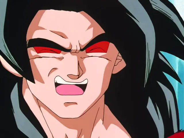 Ih Shinron se carga a Suu Shinron mientras protege a Goku ciego