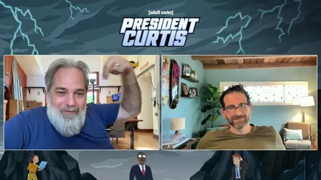 Dan Harmon y James Siciliano, creadores de Presidente Curtis