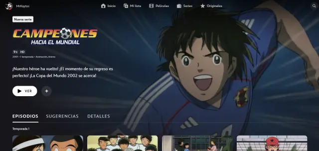 Campeones hacia el mundial: Oliver y Benji en Disney Plus España