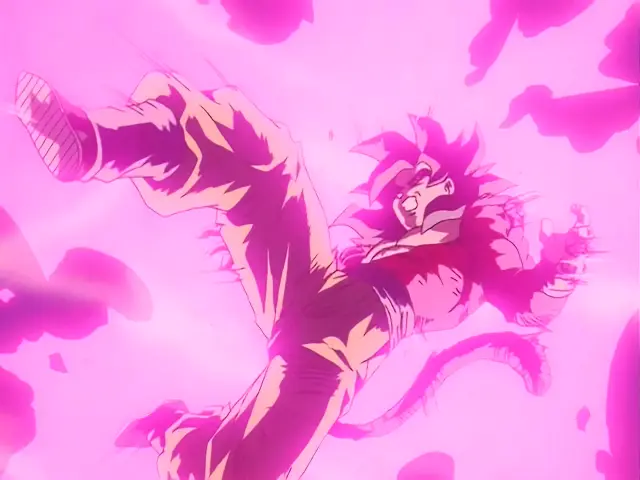 Ih Shinron sobrevive al Puño del Dragón de Goku Super Saiyan 4