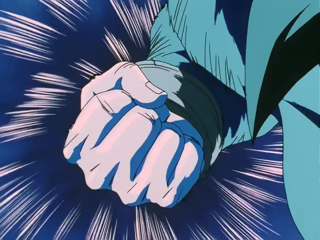 Ih Shinron sobrevive al Puño del Dragón de Goku Super Saiyan 4