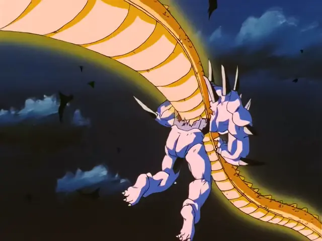 Ih Shinron sobrevive al Puño del Dragón de Goku Super Saiyan 4