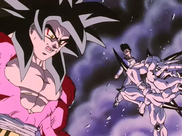 Goku se intenta inmolar contra Ih Shinron