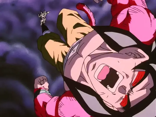 Goku se intenta inmolar contra Ih Shinron