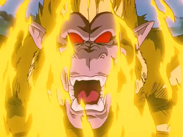 Vegeta se transforma en Super Saiyan 4 por primera vez
