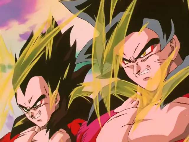 Vegeta se transforma en Super Saiyan 4 por primera vez