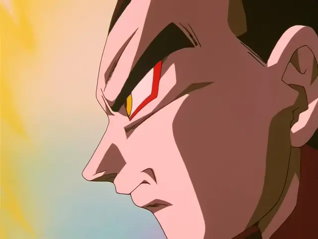 El cambio de color en los ojos de Vegeta Super Saiyan 4