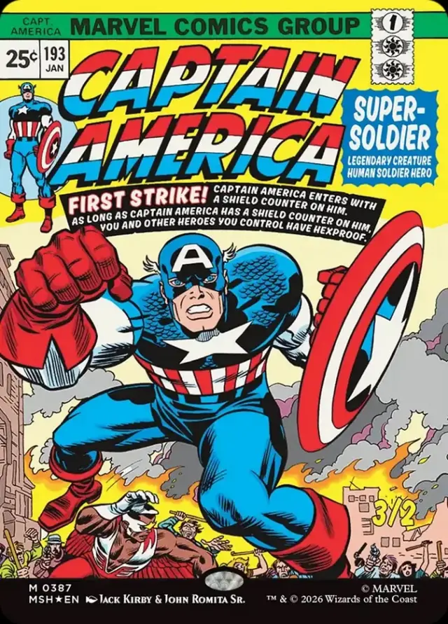 Magic Marvel Super Heroes Capitan América