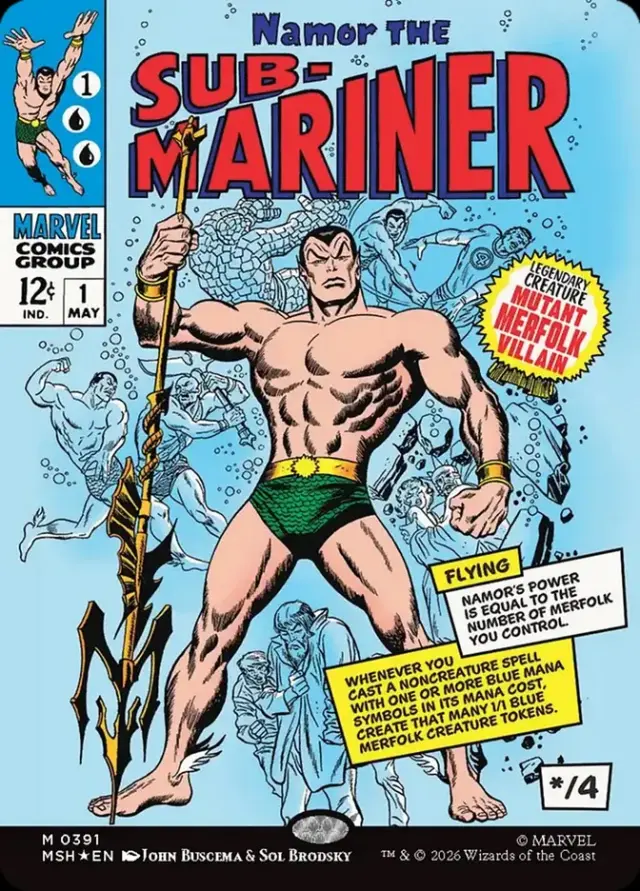Magic Marvel Super Heroes Namor