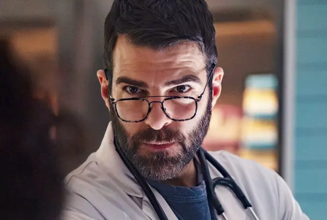 Zachary Quinto como el Dr. Oliver Wolf en Mentes Brillantes