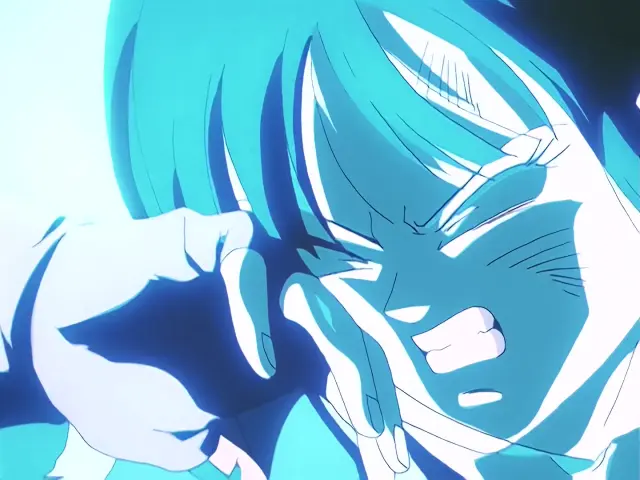 Gogeta Super Saiyan 4 purifica el planeta Tierra