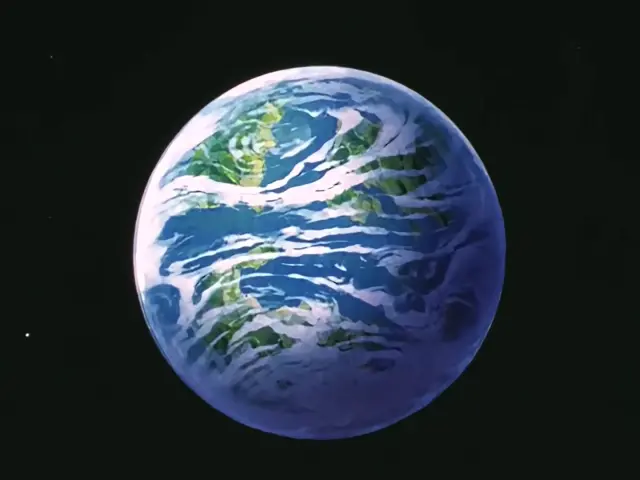 Gogeta Super Saiyan 4 purifica el planeta Tierra