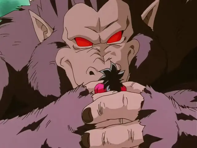 Ohzaru Vegeta y Goku en Dragon Ball GT