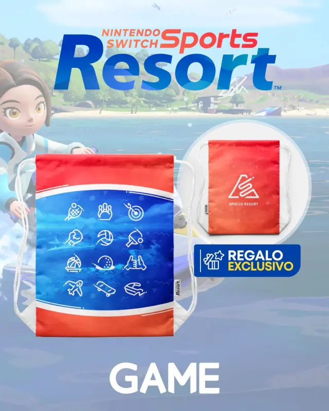 Nintendo Switch Sports Resort con bolsa exclusiva GAME