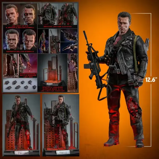 La figura de Hot Toys de Arnold Schwarzenegger en Terminator 2: el juicio final