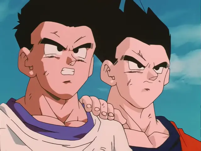 Goten y Gohan en Dragon Ball GT