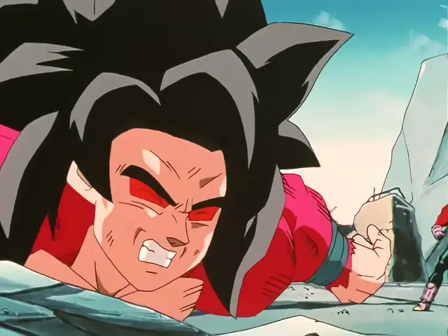 Goku se traga la Bola de Dragón de 4 estrellas en Dragon Ball GT