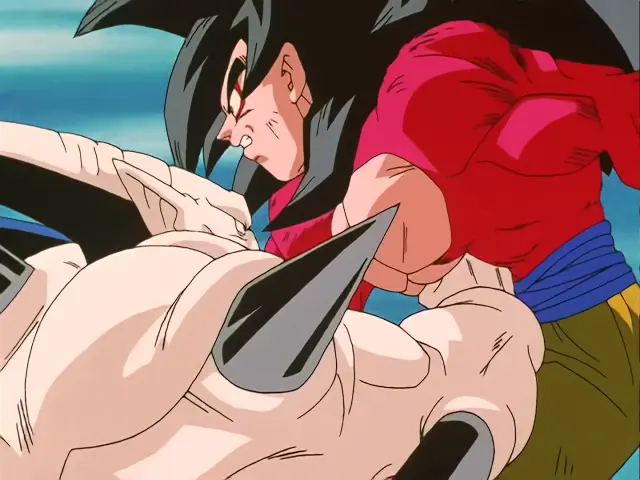 Goku y Vegeta Super Saiyan 4 intentan hacer la Fusión por segunda vez